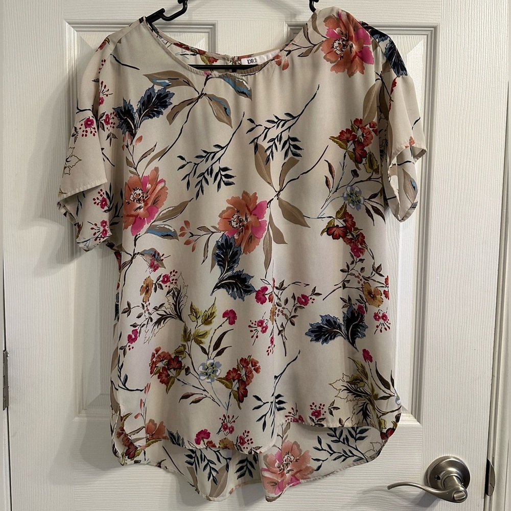 DR2 by Daniel Rainn | Multicolor Floral Blouse